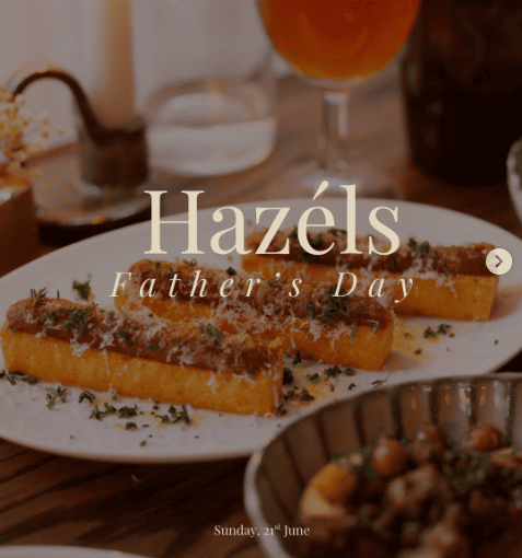 Father’s Day, at Hazéls