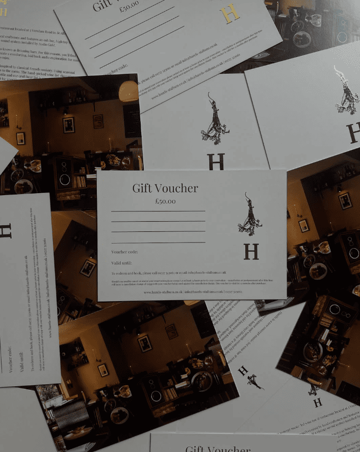 Hazéls Gift Cards